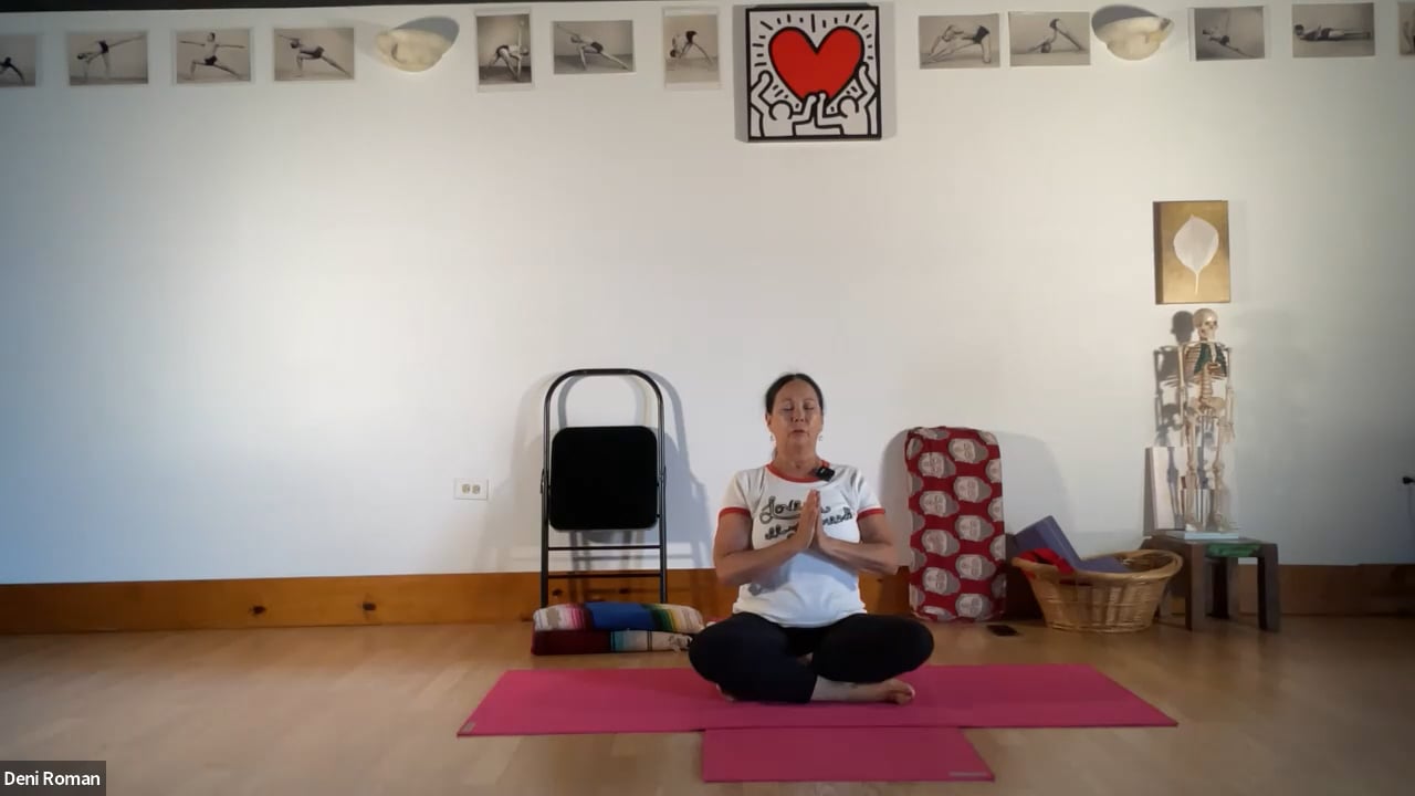 5-24-22 Iyengar Yoga: Flowing from asana to asana with pranayama.