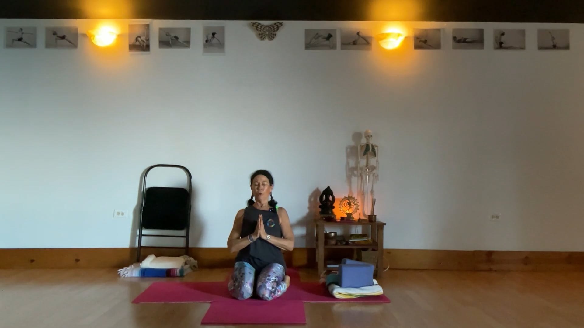 12-20-24 Iyengar Yoga: Focus on aligning and balancing the ankles.