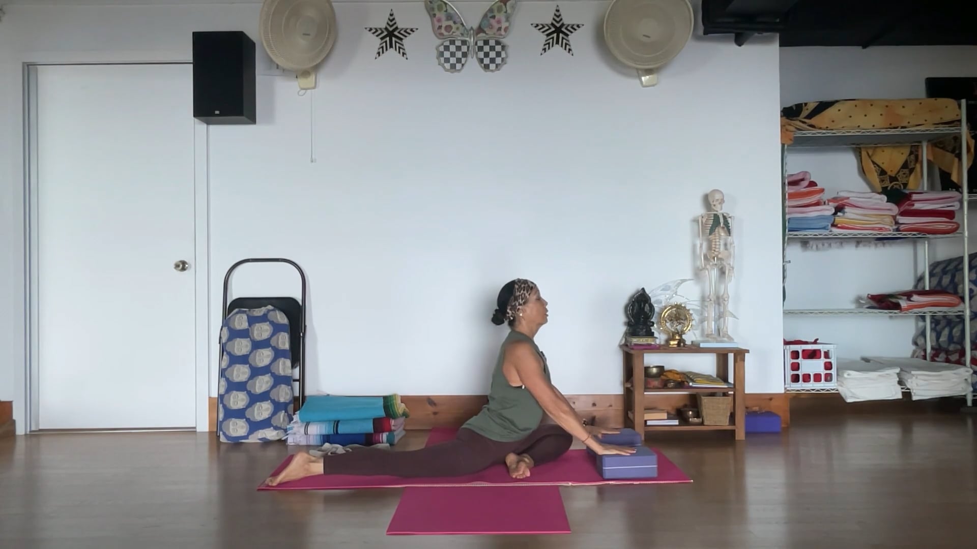 2-27-25 Iyengar Yoga: Lots of preparation with backbending at the wall.