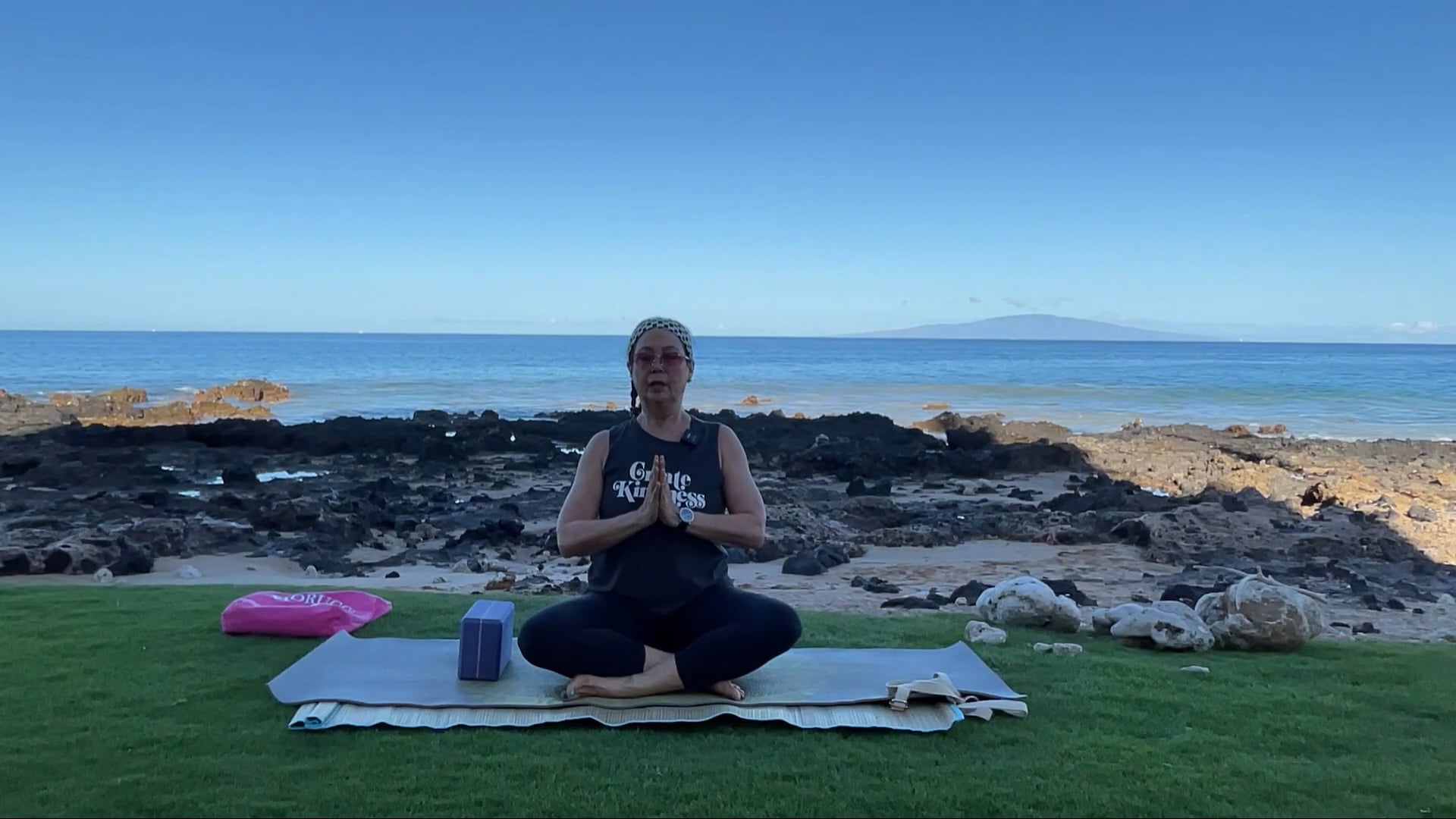 4-18-24 Gentle Beach Yoga: Focus on all four directions to improve posture.