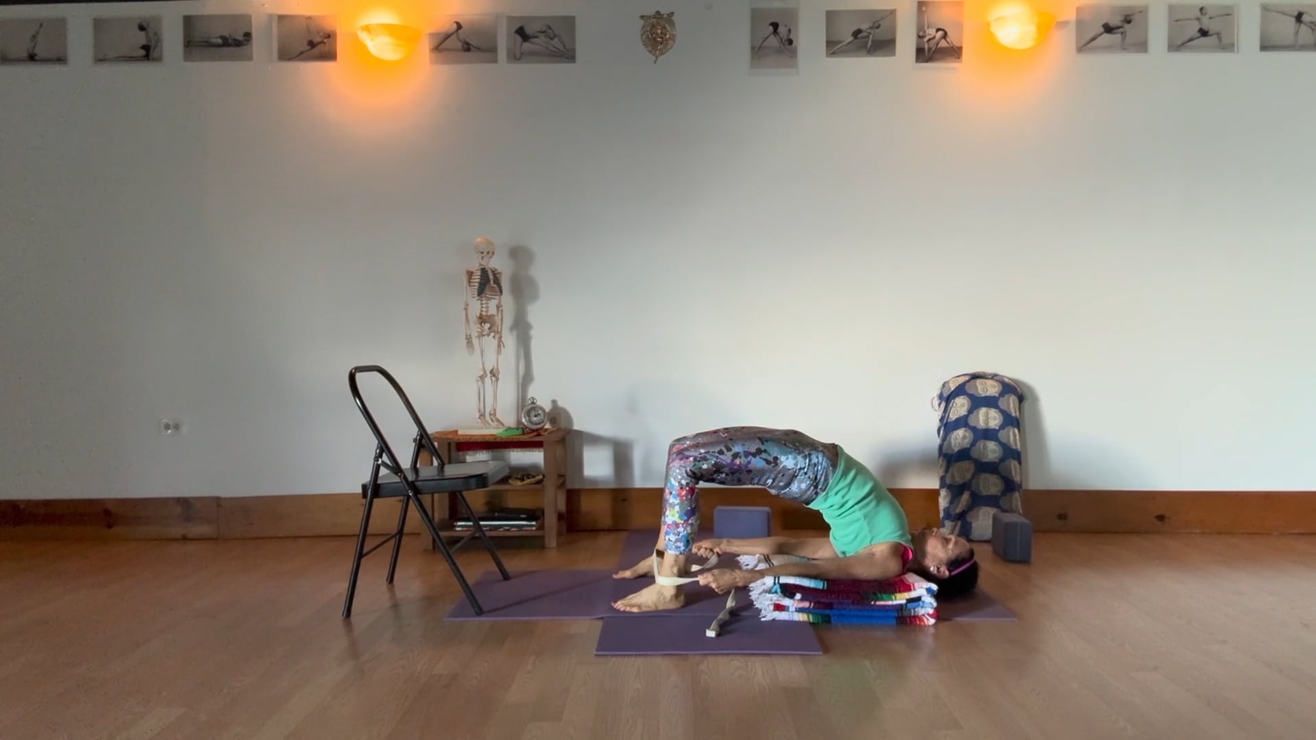 7-15-26 Iyengar Yoga Theme: The Spiritual Heart- Grounding Through the Feet- Building Toward Shoulderstand.