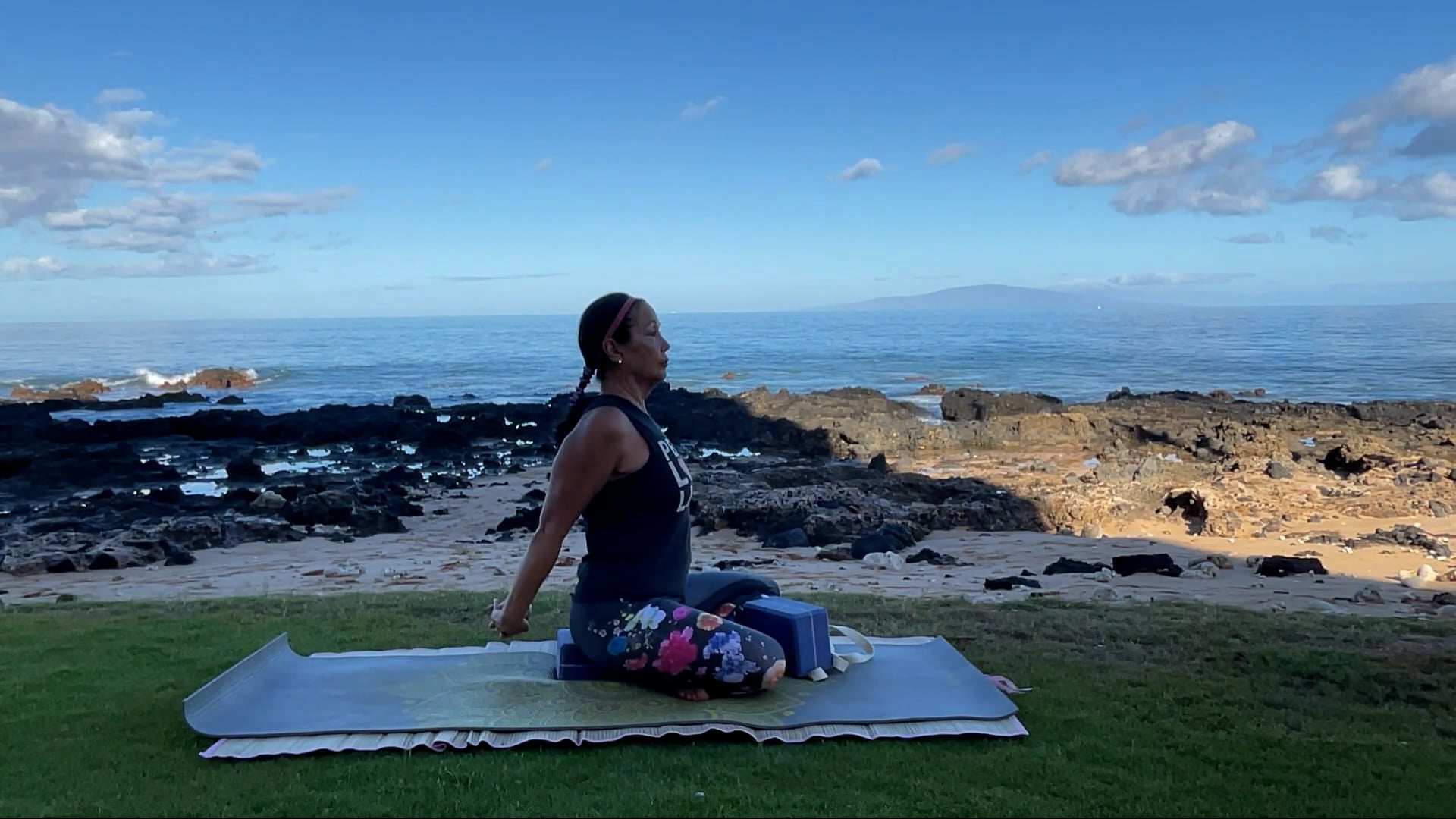 8-6-24 Gentle Beach Yoga: Focus on total body strength and flexibility.
