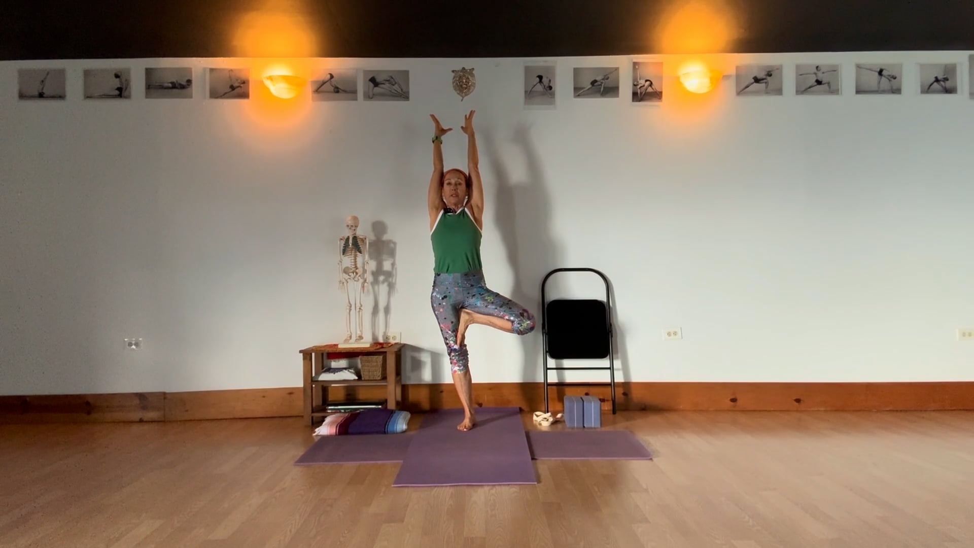 6-8-26 Iyengar Yoga: Ground firmly from the feet through the hands while lengthening the side spine to uplift energy.