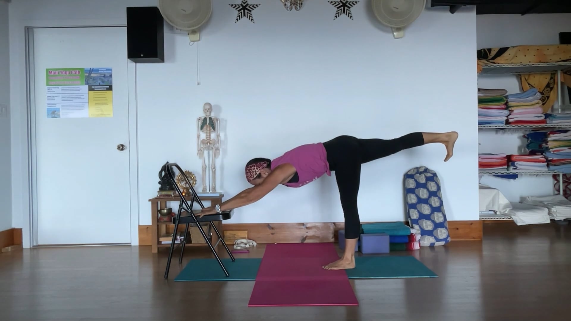 4-30-25 Iyengar Yoga: Seated and lots of standing poses with emphasis on the side body.