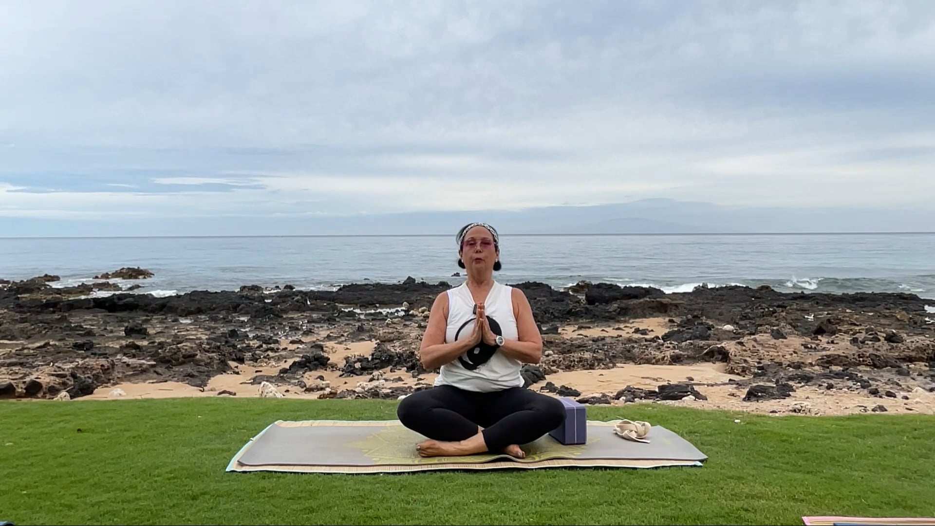 4-11-24 Gentle Beach Yoga: Focus on building awareness to improve posture and heal.