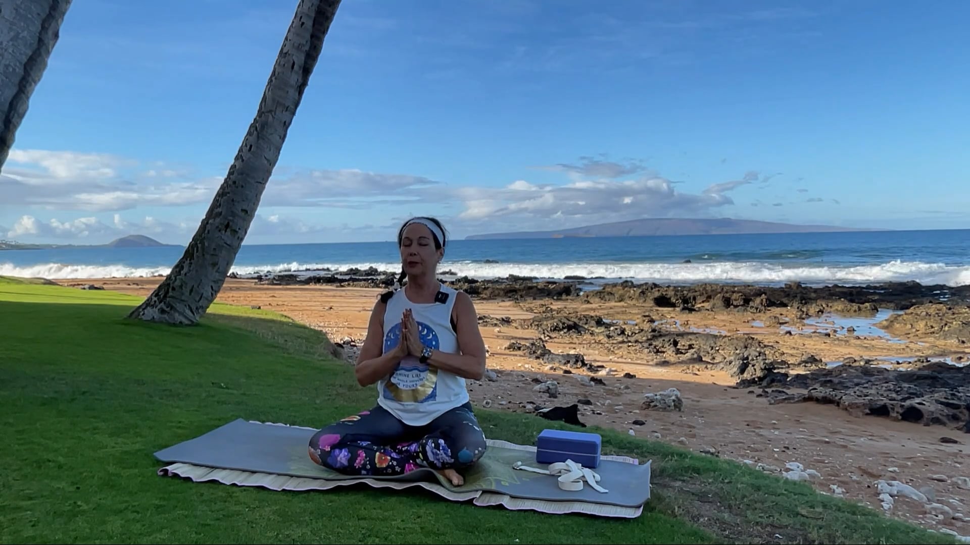9-26-24 Gentle Beach Yoga: Focus on slow, long hold, simple asanas.