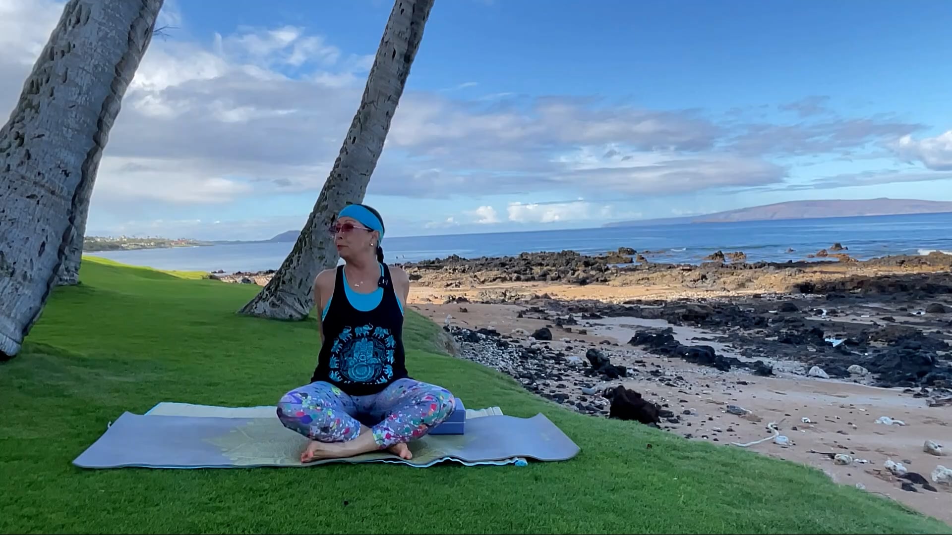 5-9-24 Gentle Beach Yoga: Total body work-in and out. The sequence was focused on healing knee and shoulder pain.