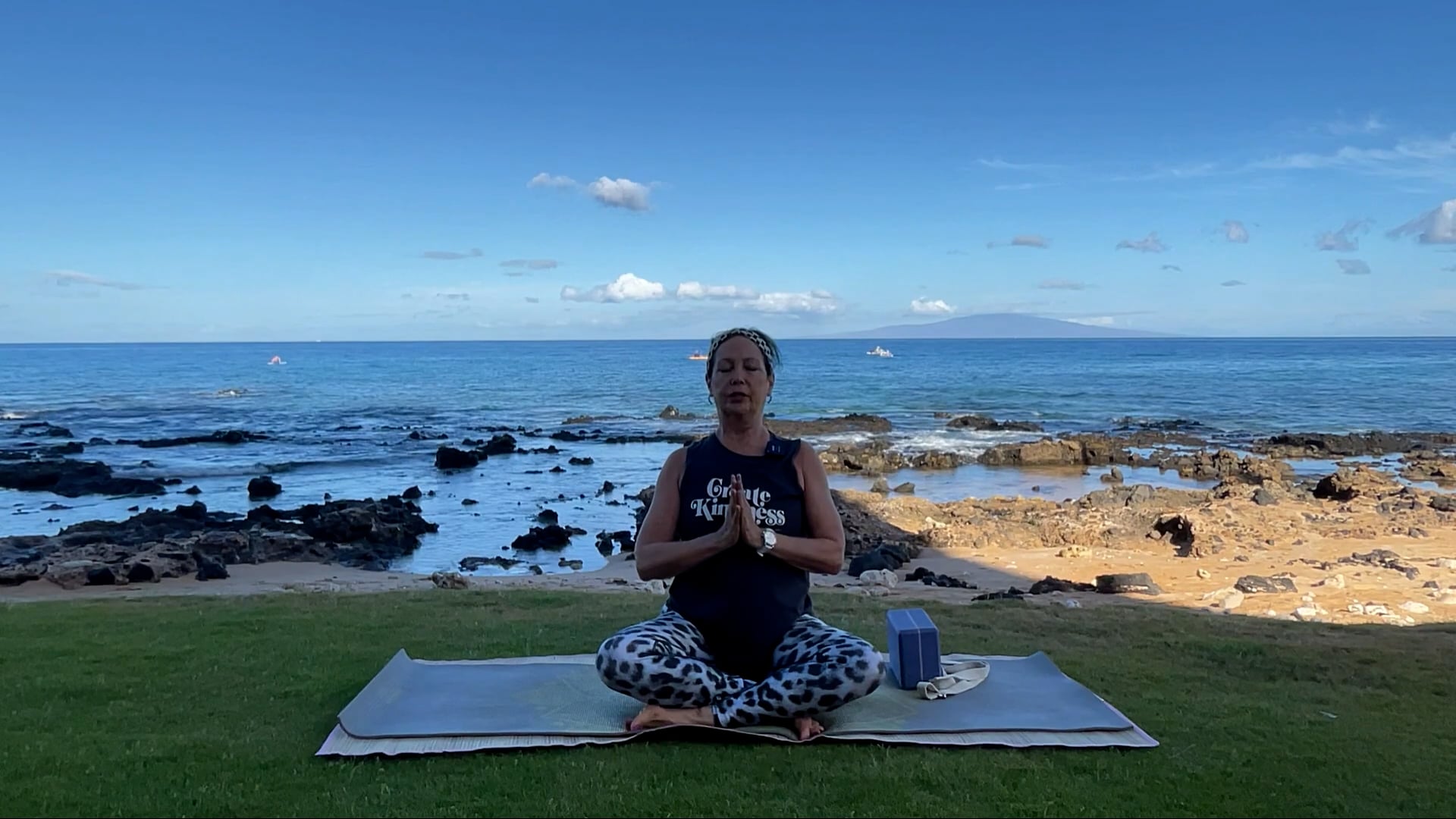 7-26-24 Gentle Beach Yoga: Focus on abdominal and back stretching and strengthening.