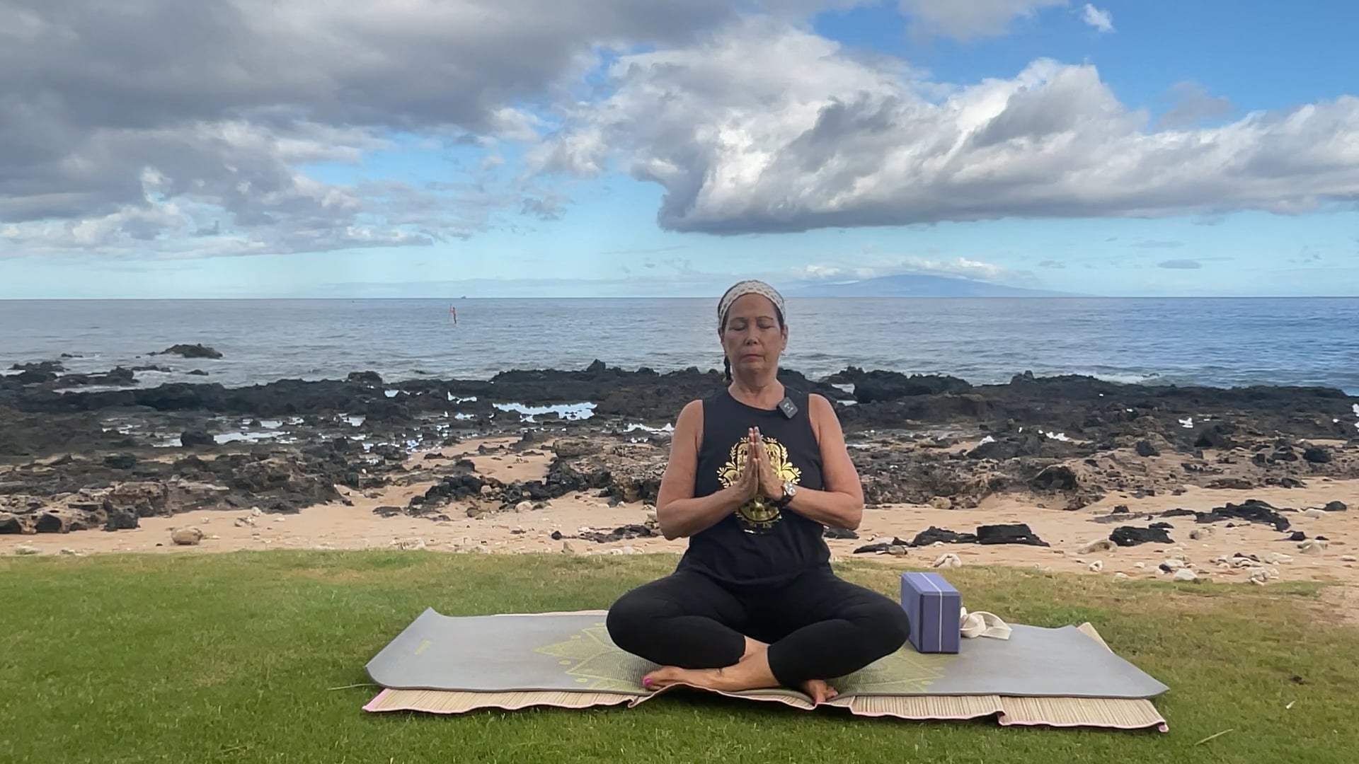 7-23-24 Gentle Beach Yoga: 30-minute stretch out.