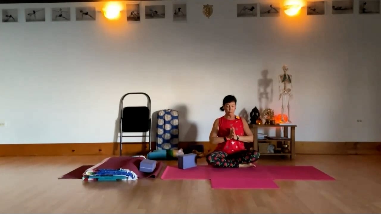 12-29-23 Iyengar Yoga: Yoga Asana Foundations: back body, outer body, front body, and inner body.