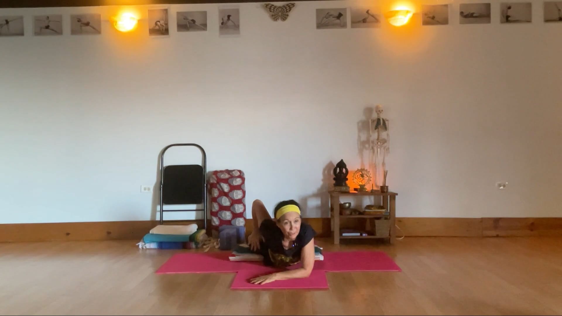 12-30-24 Iyengar Yoga: Building a sequence for Natarajasana, also known as the Dancer's Pose or Lord of the Dance Pose