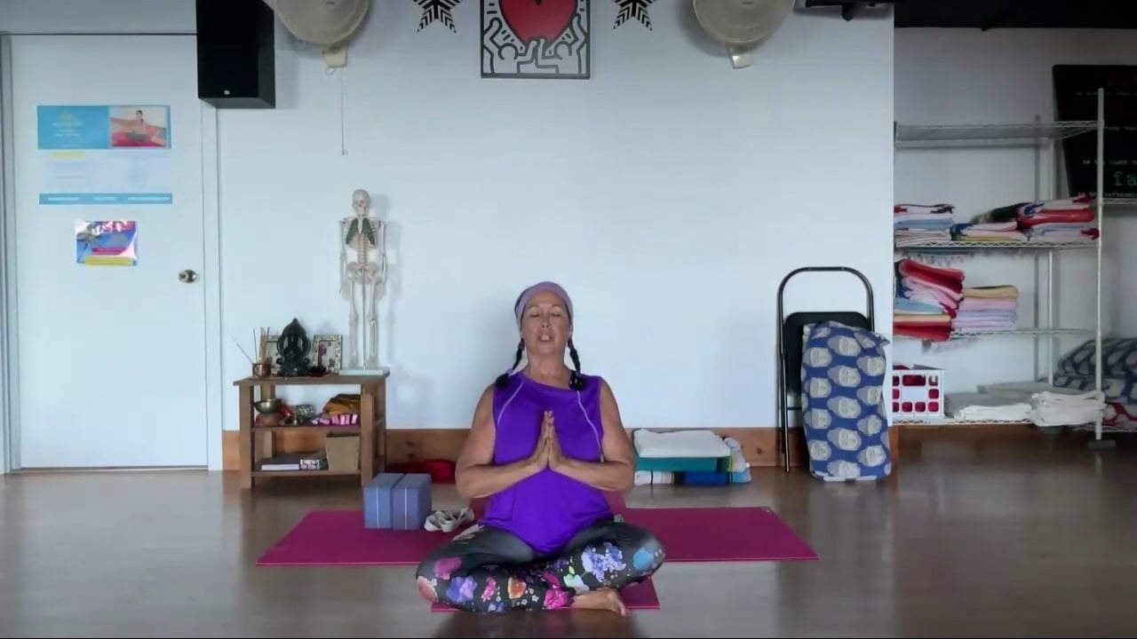 7-19-24  Iyengar Yoga: Focus on strengthening the upper body for back bending.