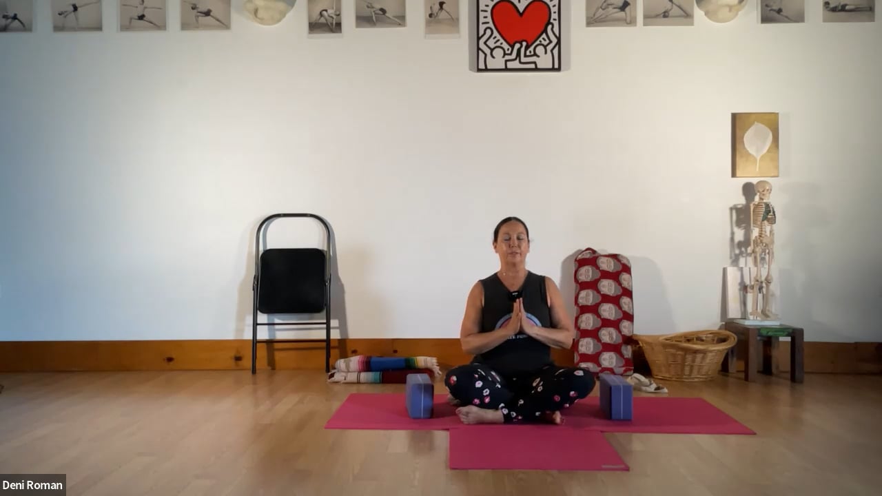 5-20-22 Iyengar Yoga: Standing balance, ankles, knees, hips, backbends, and inversions.