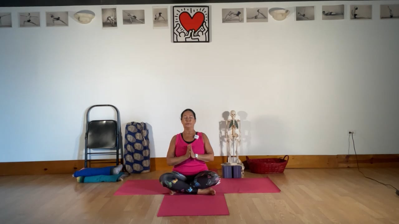 9-12-22 Iyengar Yoga: Emphasize on feet, ankles, arms, and shoulders in standing poses, twists, and inversions.