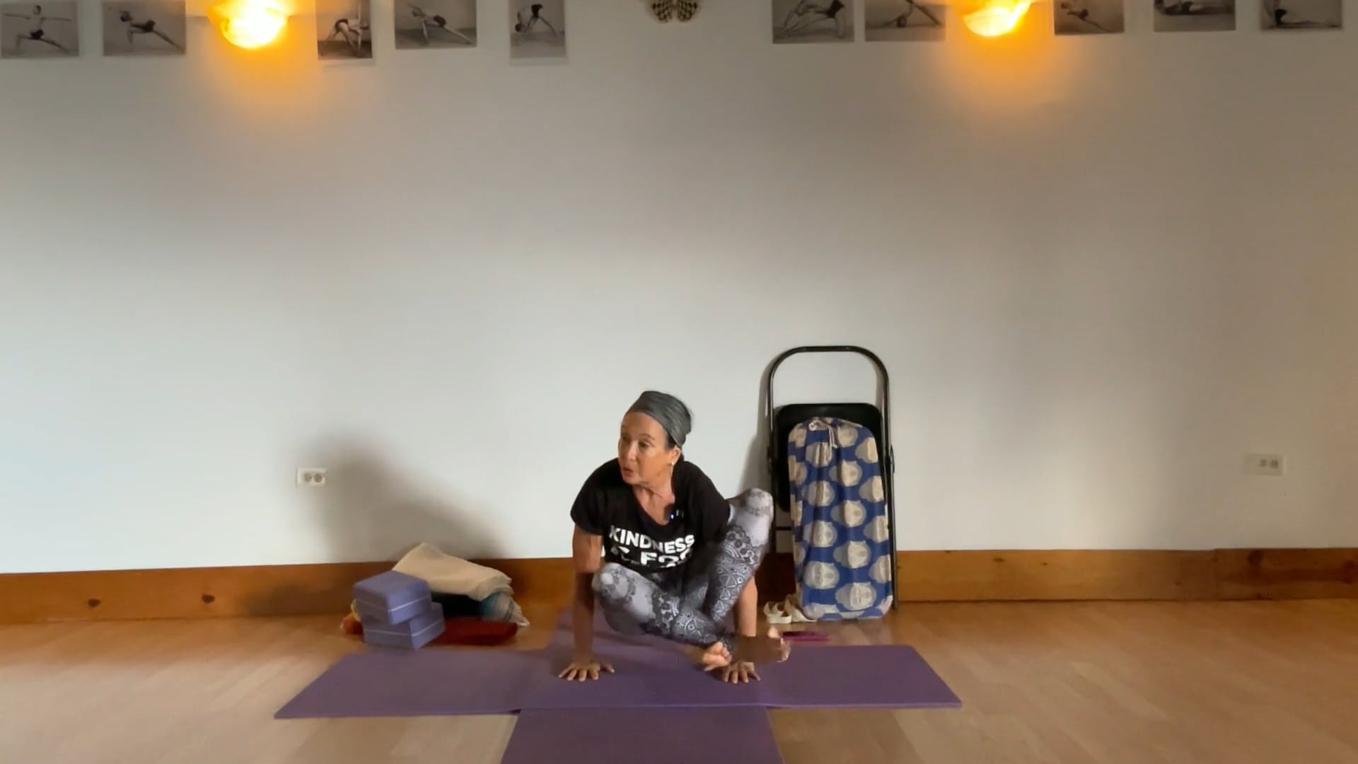 10-22-25 Iyengar Yoga: Building strength — steady, focused, and strong.