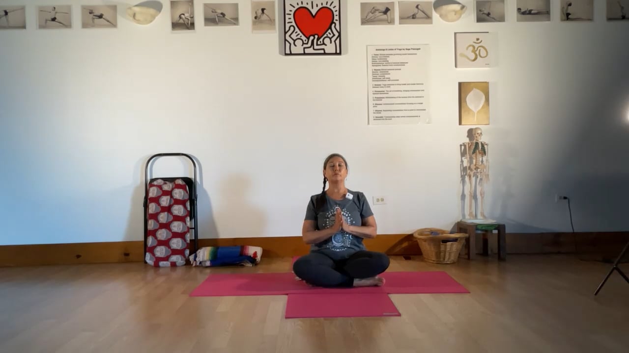 6-14-22 Iyengar Yoga: Lengthening the side body from the roots of the hips and legs.