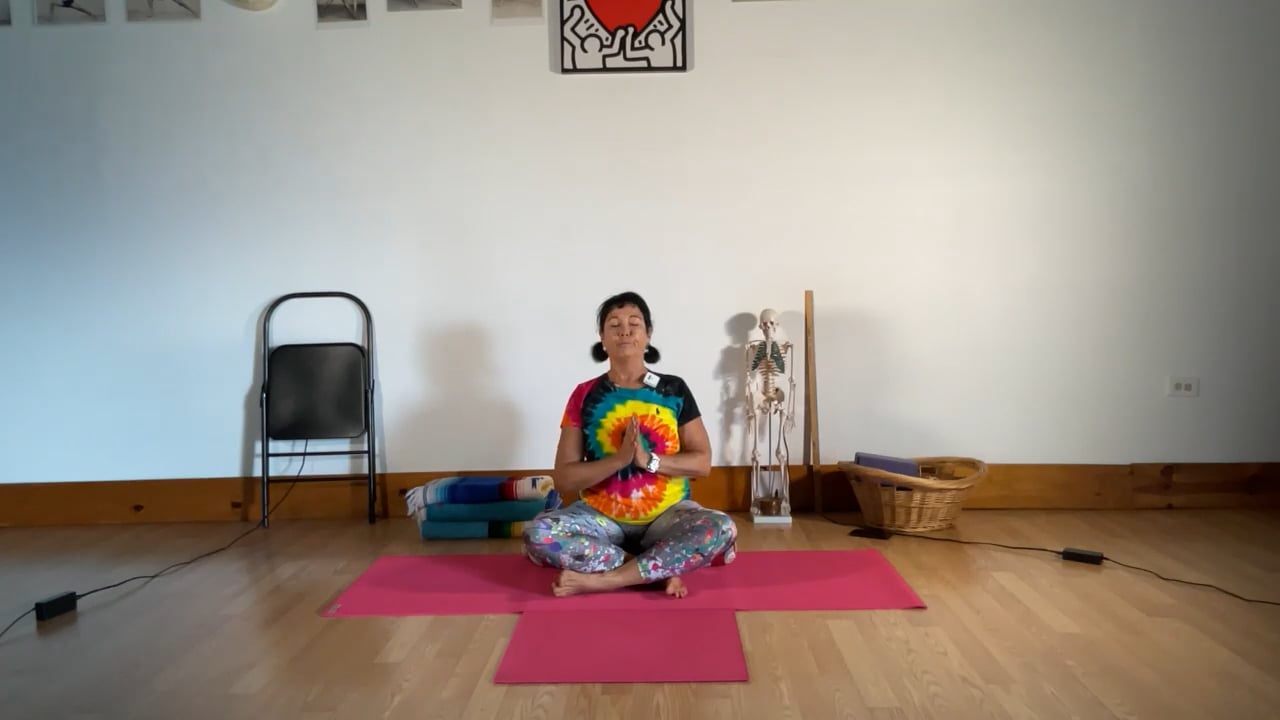 10-3-22 Iyengar Yoga: Same actions in each action, adjust and re-adjust.