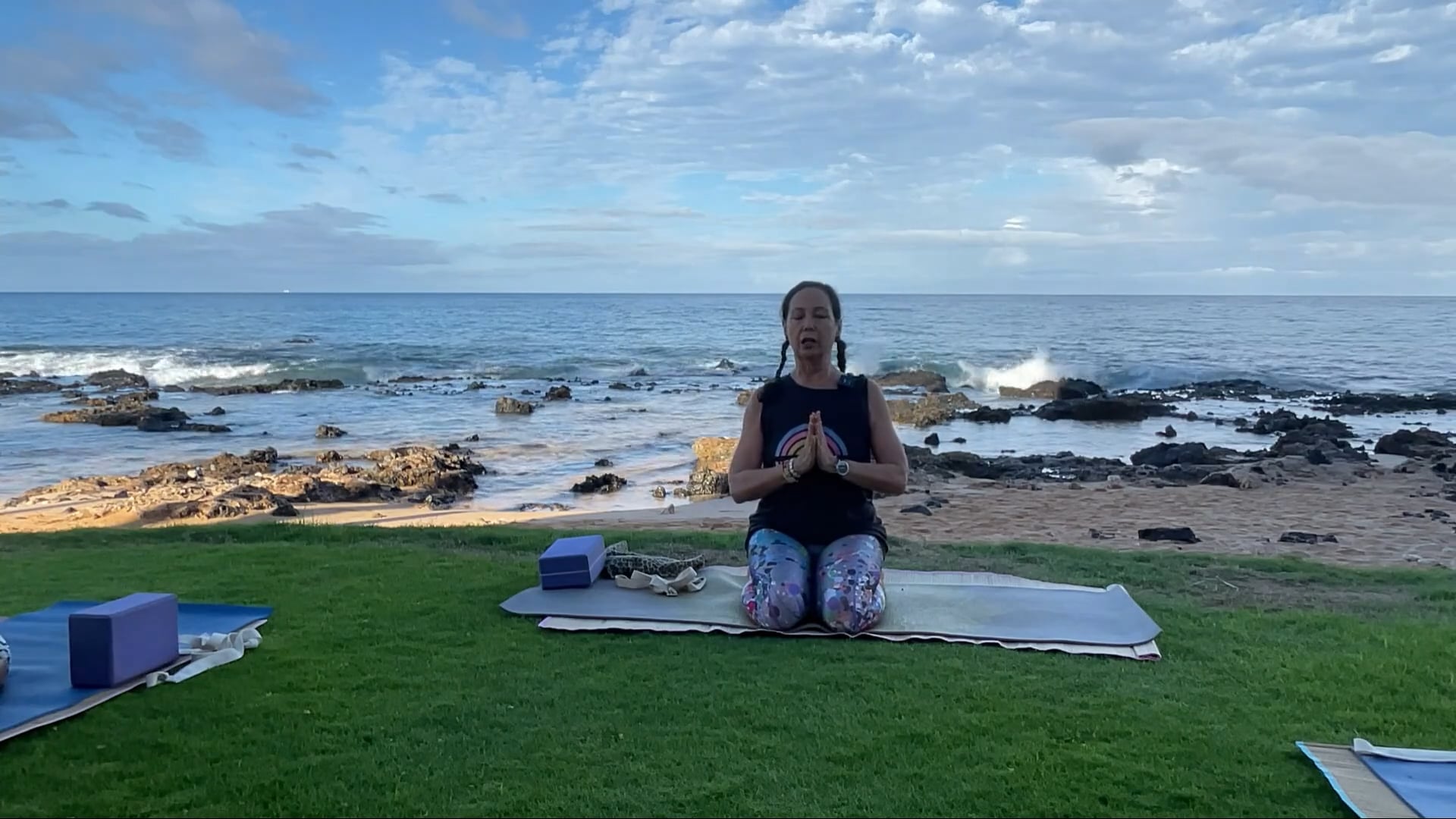 11-5-24 Gentle Beach Yoga: A day of reflection to be in a state of silence while stretching.