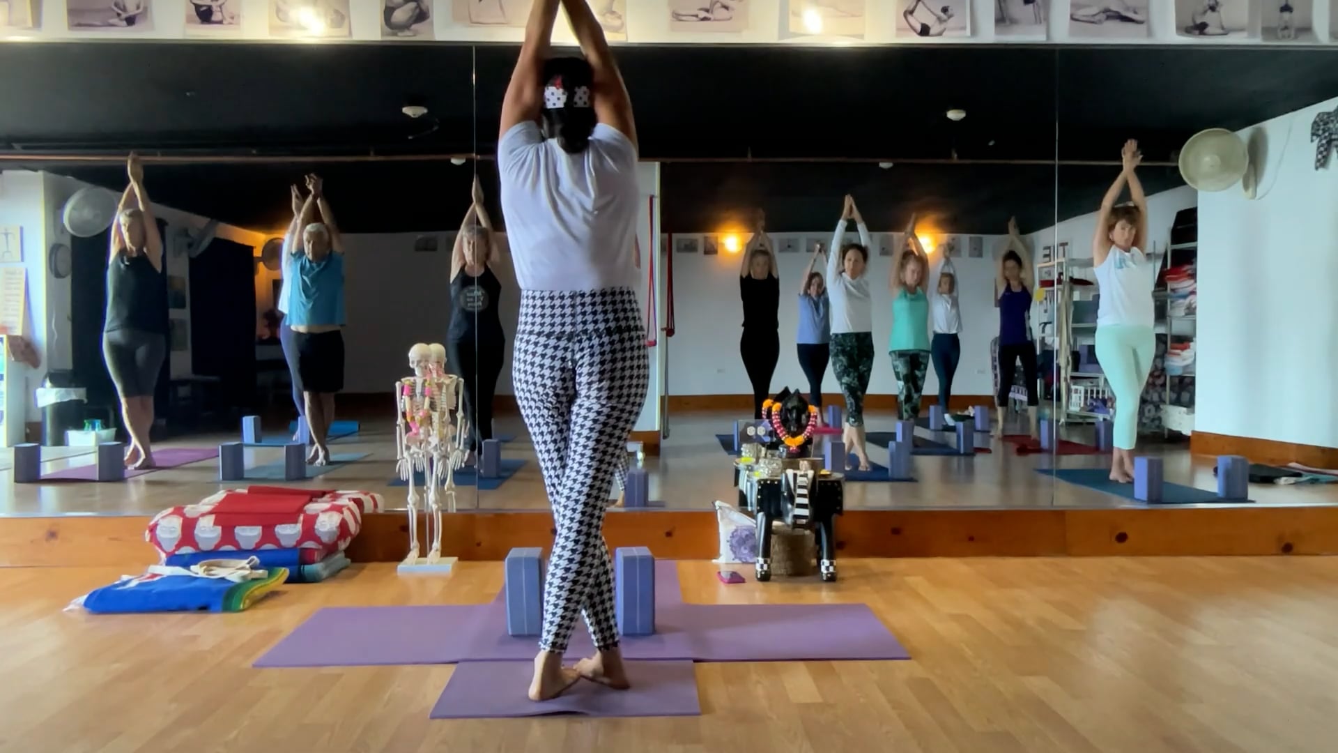 1-26-26 Iyengar Yoga All Levels: Tadasana variations for balance, stability, extension.