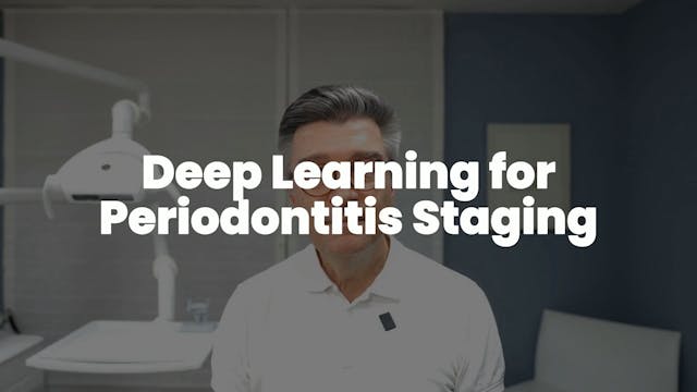 Deep Learning for Periodontitis Staging