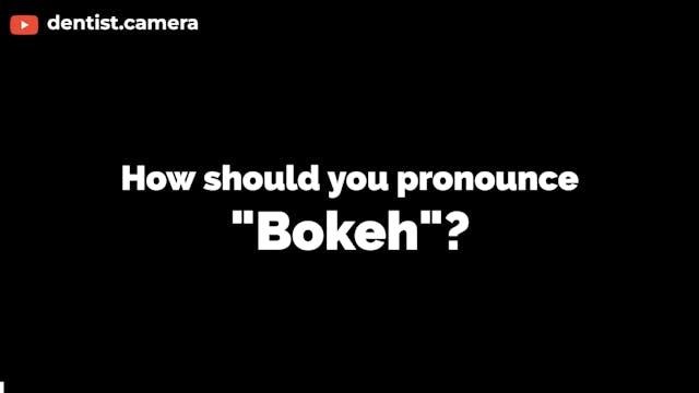 How do you pronounce 'bokeh'