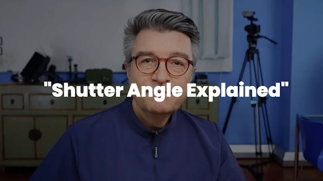 Mastering Shutter Angle for Smooth Video