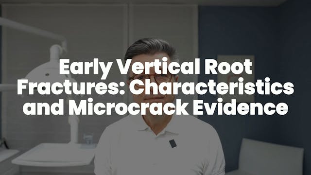 Early Vertical Root Fractures Charact...