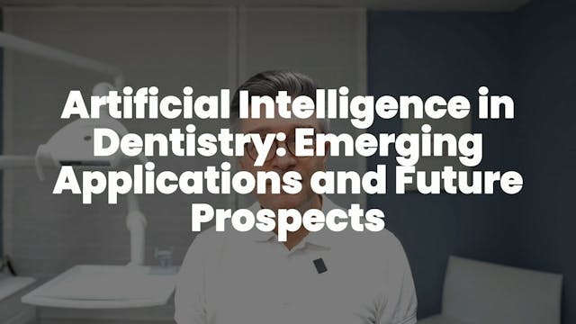 Artificial Intelligence in Dentistry ...