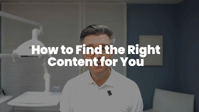 How to find the right content for you