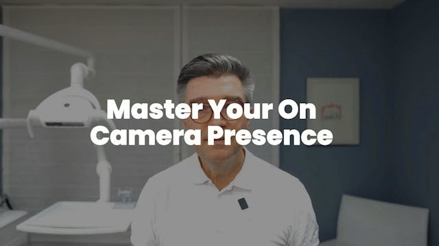 Master your on camera presence