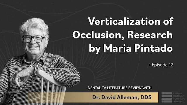 Verticalization of Occlusion, Researc...