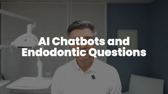 AI Chatbots and Endodontic Questions