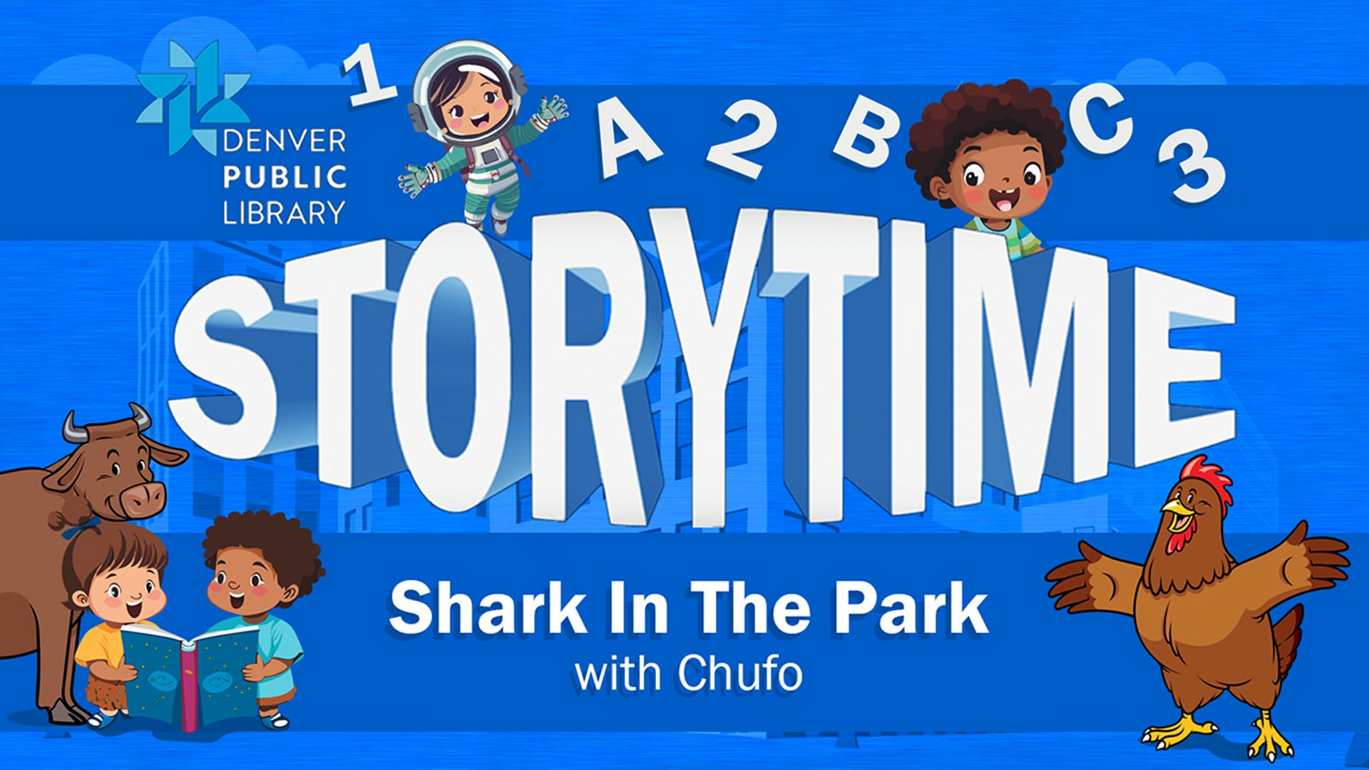 DPL Storytime: Shark in the Park with Chufo