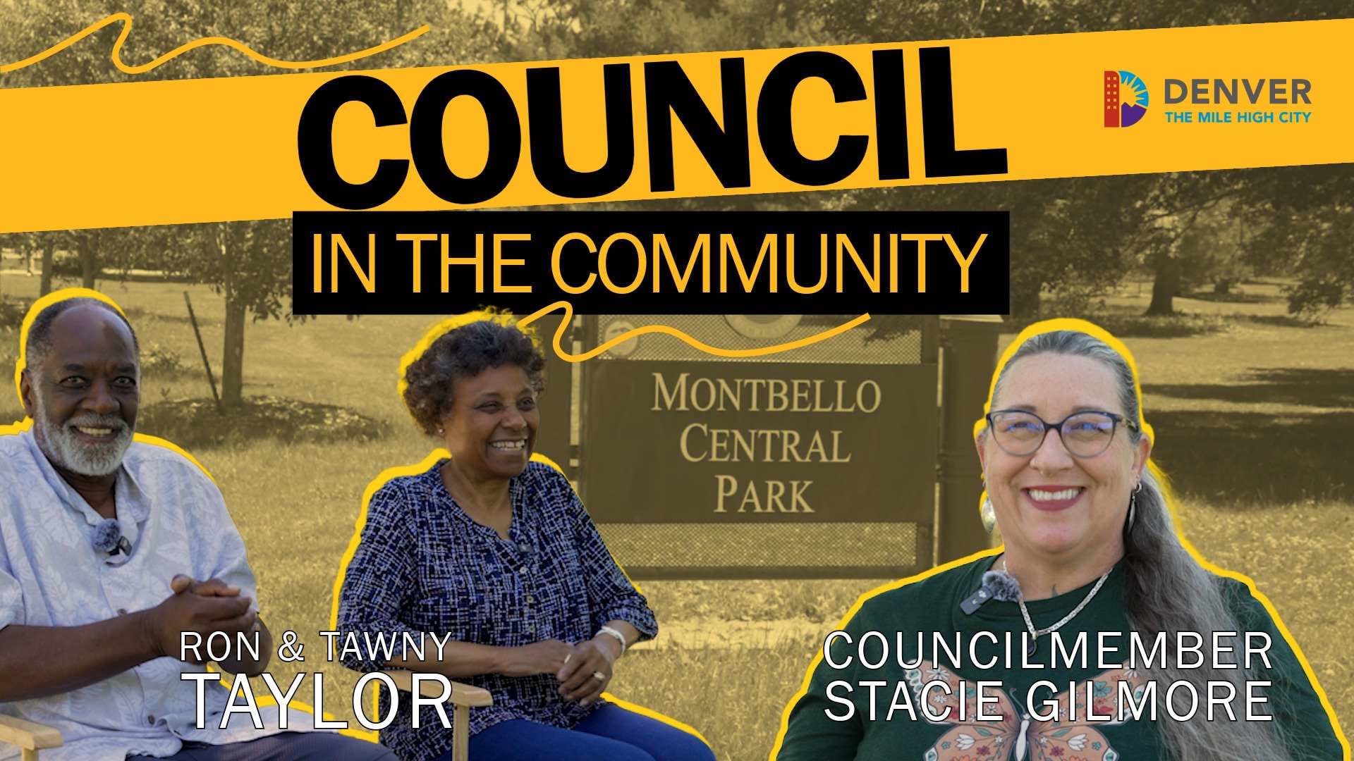 Councilmember Stacie Gilmore with Ron & Tawny Taylor
