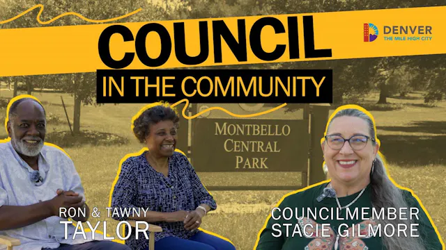 Councilmember Stacie Gilmore with Ron...