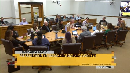 City Council & Planning Board Working Group - March 17, 2026