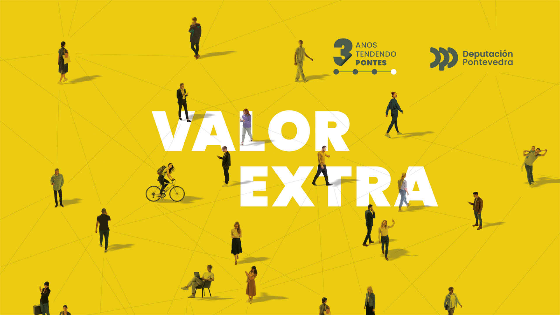 3 anos tendendo pontes. Valor EXTRA