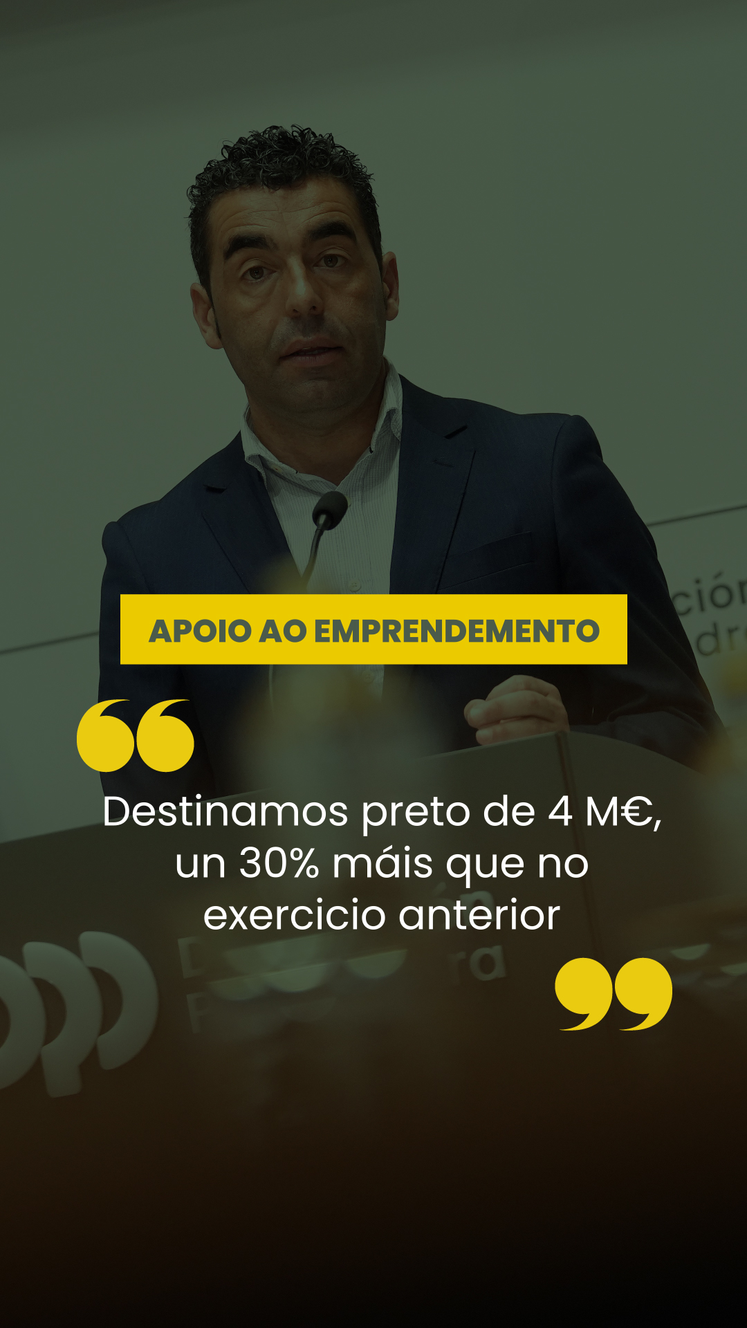 Conferencia de prensa do 26 de xuño de 2026. Apoio ao emprendemento