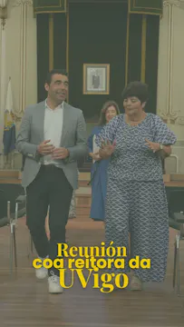 Reunión coa reitora da UVigo