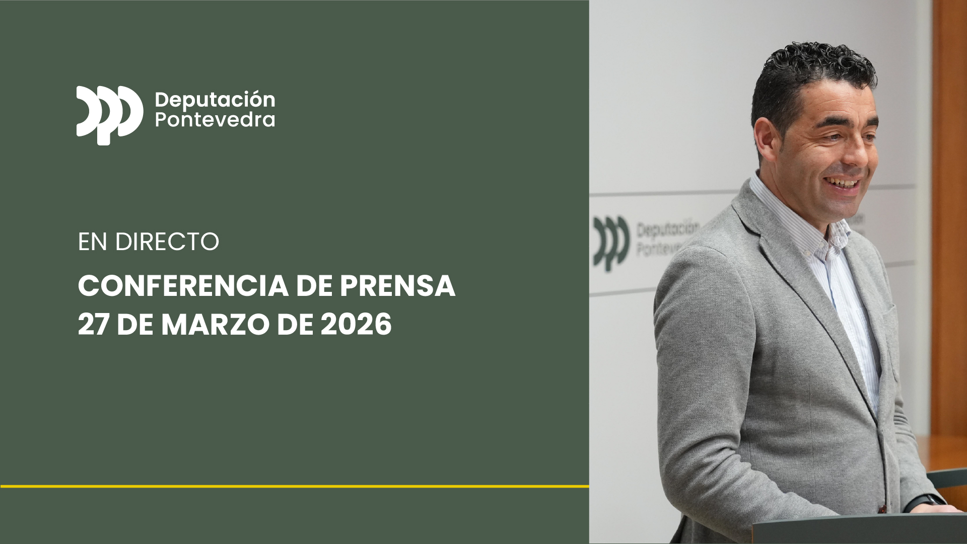 Conferencia de prensa do 27 de marzo de 2026