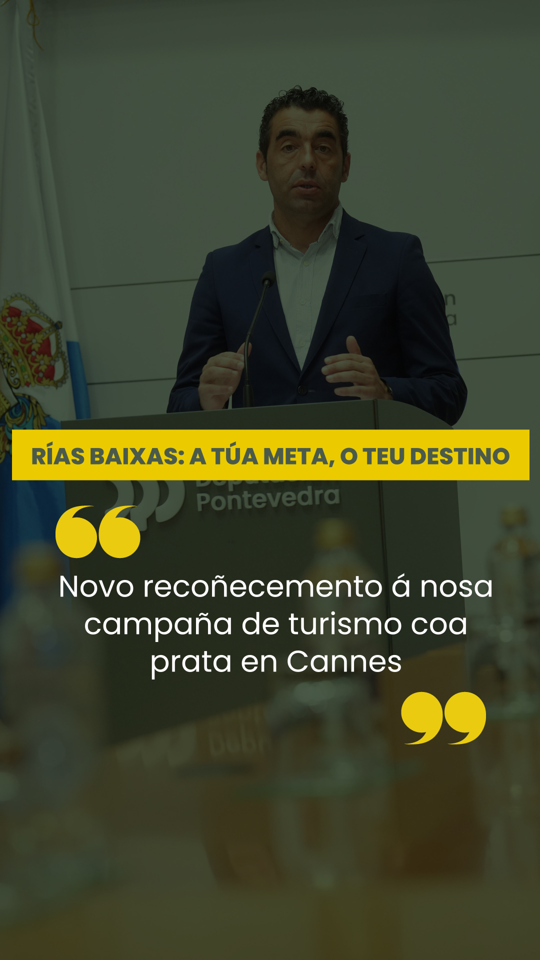 Conferencia de prensa do 25/09/2026. Rías Baixas. A túa meta, o teu destino