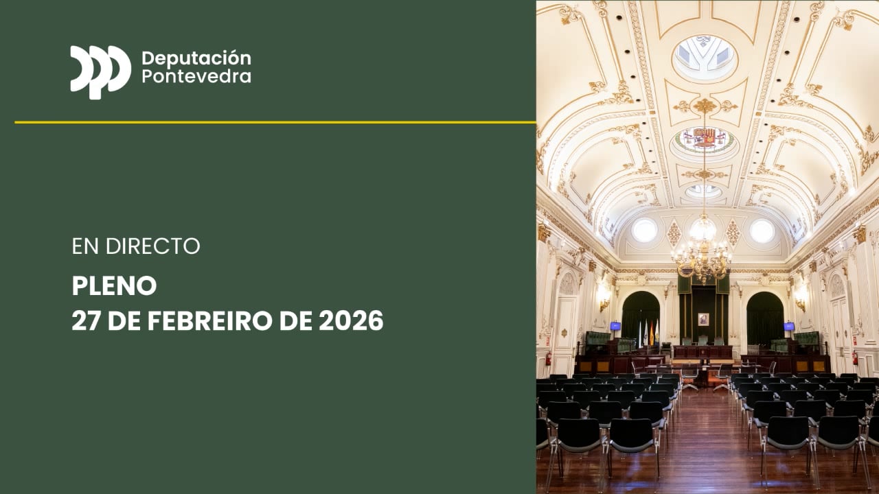 Pleno ordinario do 27 de febreiro de 2026