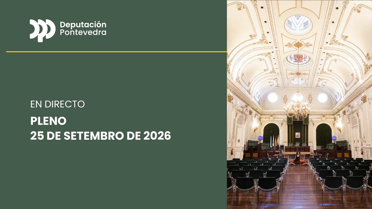 Pleno ordinario do 25 de setembro de 2026