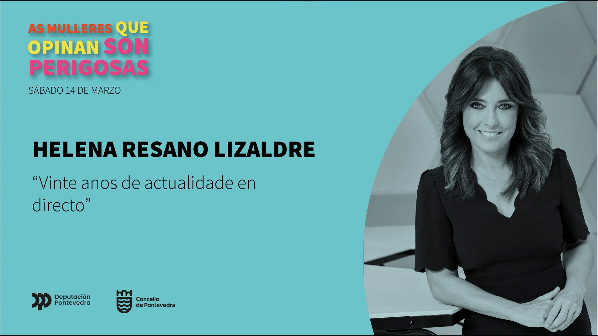 Mulleres que opinan 2026.Helena Resano