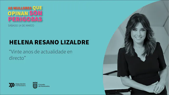 Mulleres que opinan 2026.Helena Resano