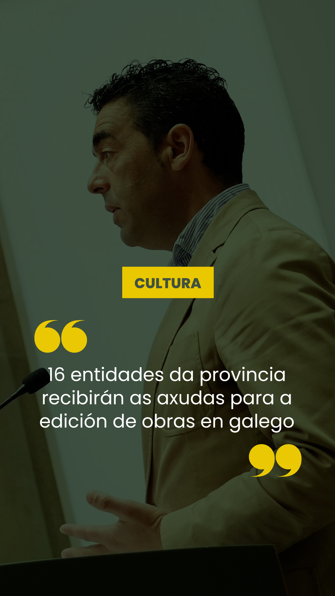 Conferencia de prensa do 22 de maio de 2026. Cultura