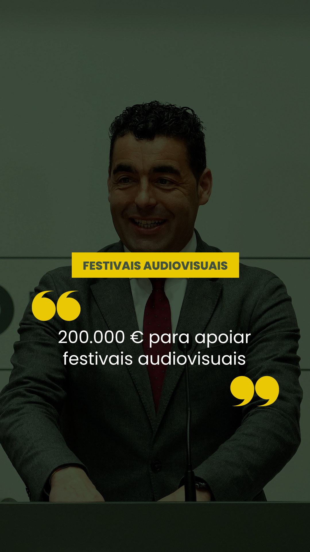 Conferencia de prensa do 30 de xaneiro de 2026. Festivais audiovisuais