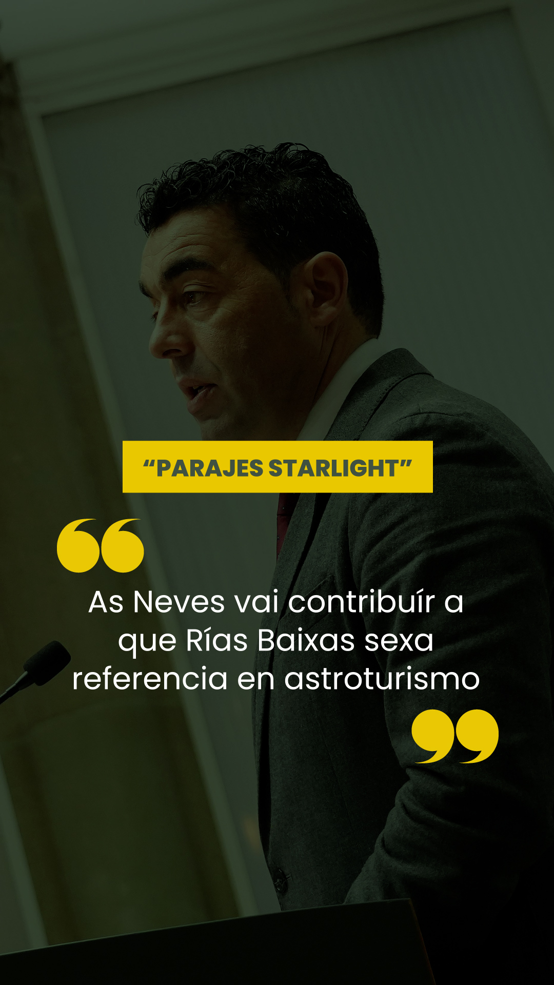 Conferencia de prensa do 30 de xaneiro de 2026. Parajes Starlight