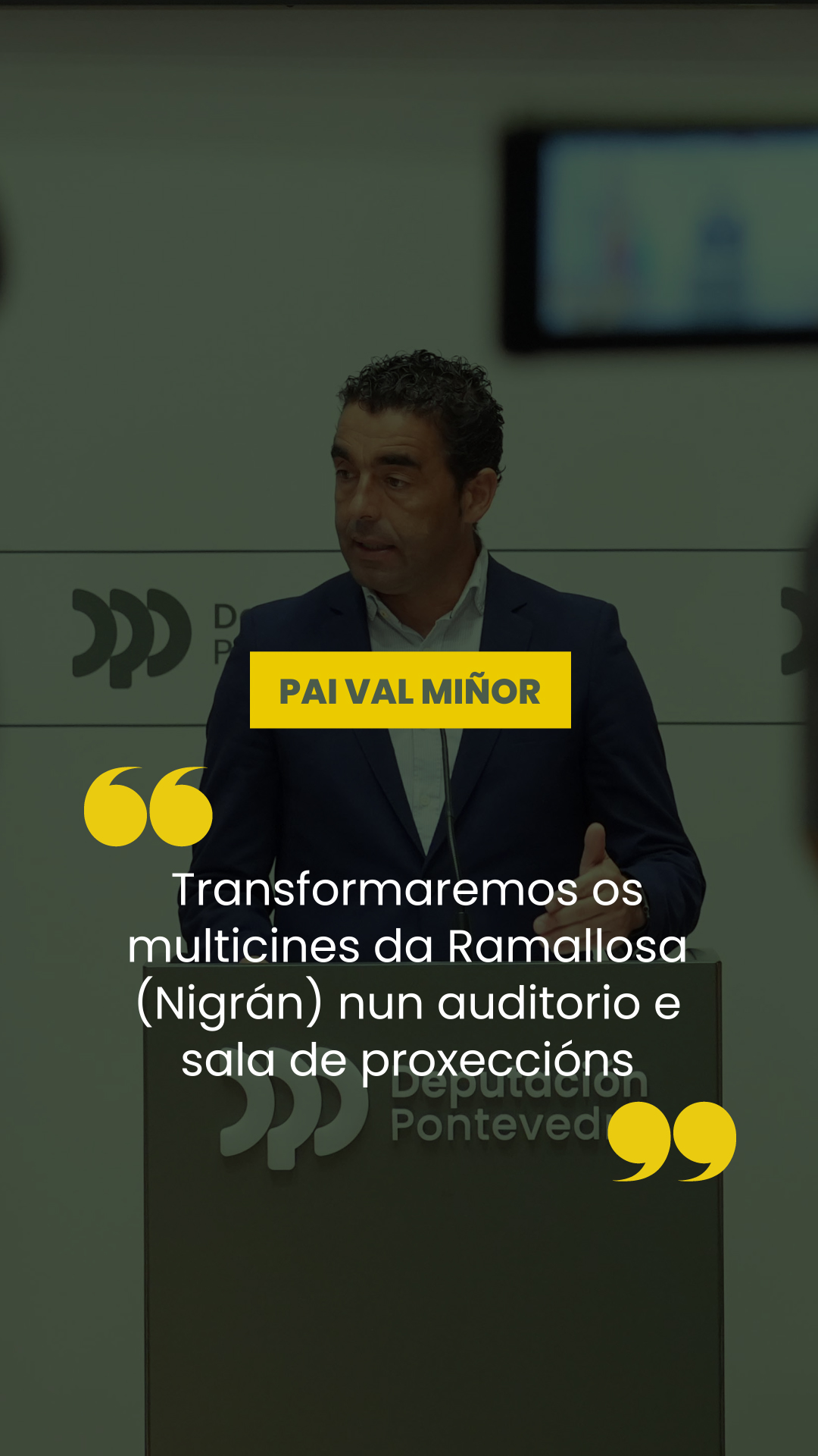 Conferencia de prensa do 25 de setembro de 2026. PAI Val Miñor