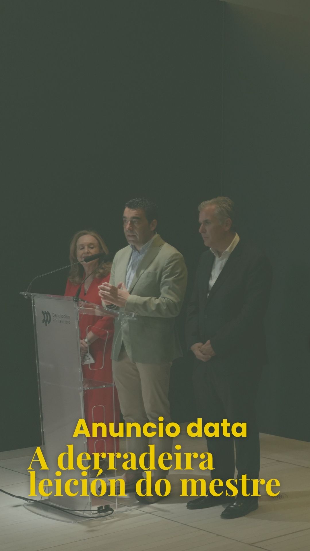 "A derradeira leición do mestre"